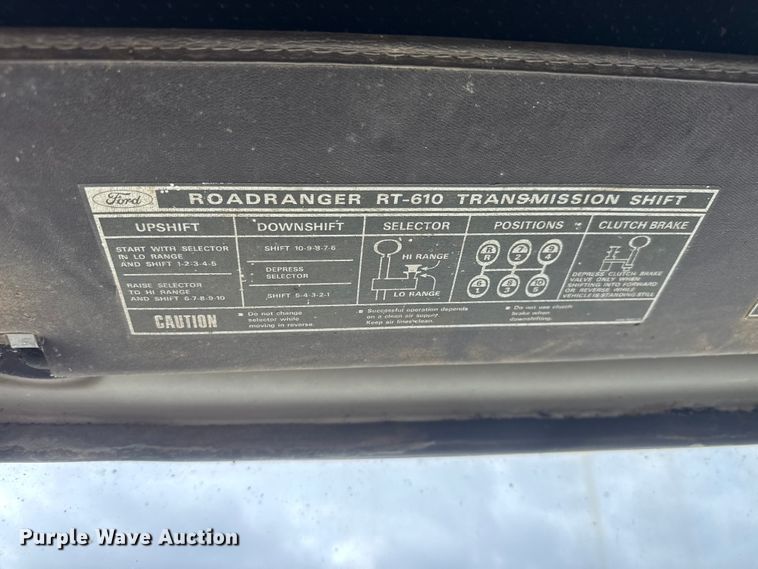 image for item NA9407 1979 Ford 8000 dump truck