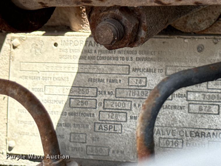 image for item ND9486 1987 Mack RS685 LS dump truck