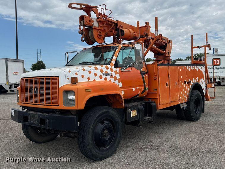 image for item OE9595 1995 GMC TopKick C6500 digger derrick truck