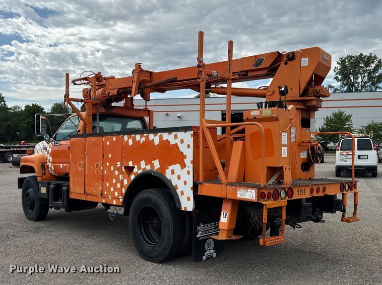 image for item OE9595 1995 GMC TopKick C6500 digger derrick truck