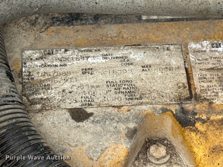 image for item OE9595 1995 GMC TopKick C6500 digger derrick truck