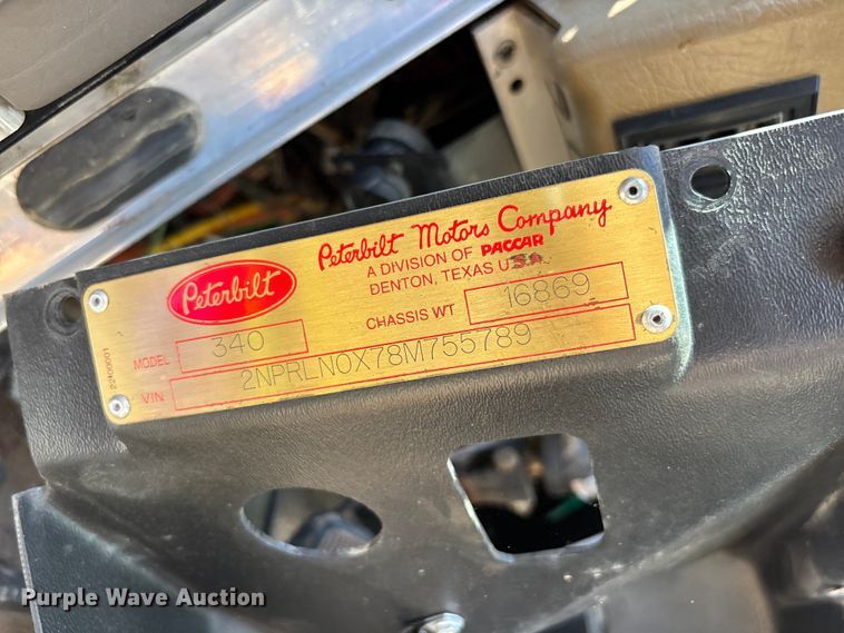 image for item YA3269 2008 Peterbilt 340 tank truck
