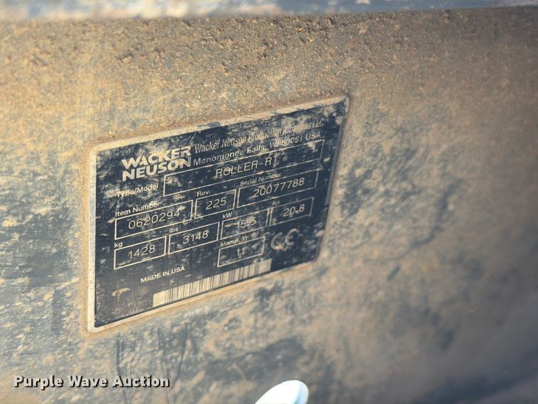 image for item YA3282 2011 Wacker Neuson RTSC2 trench compactor