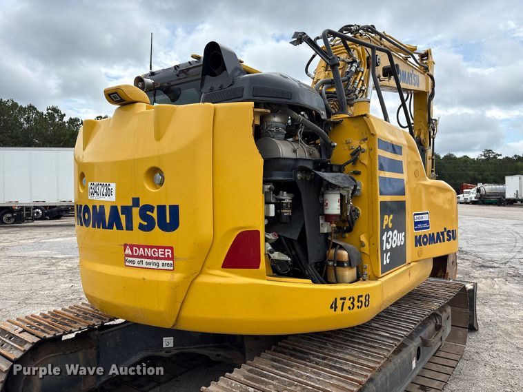 image for item YA3659 2020 Komatsu PC138USLC-11 excavator