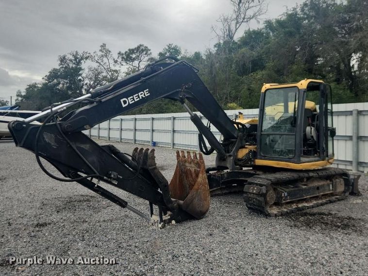 image for item YA3765 2021 John Deere 85G mini excavator