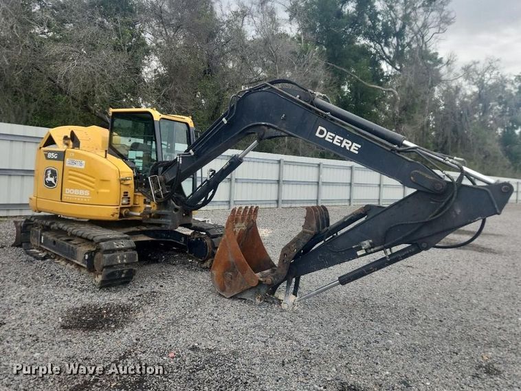 image for item YA3765 2021 John Deere 85G mini excavator