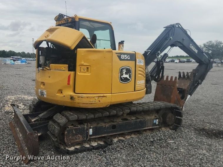 image for item YA3765 2021 John Deere 85G mini excavator