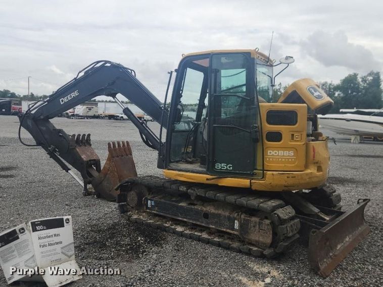 image for item YA3765 2021 John Deere 85G mini excavator