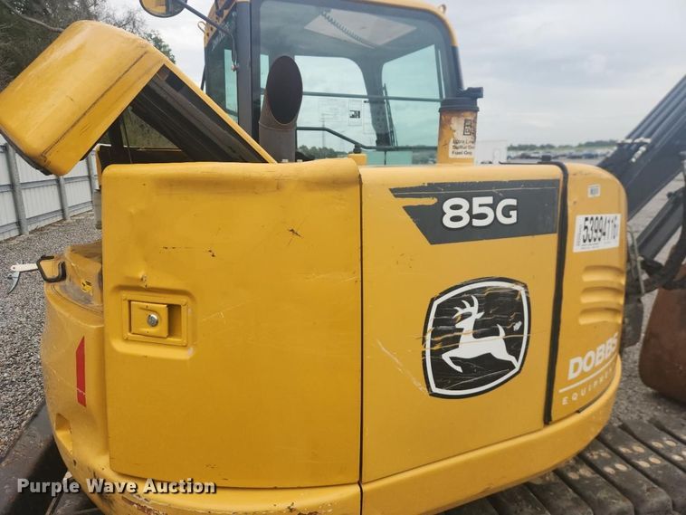 image for item YA3765 2021 John Deere 85G mini excavator
