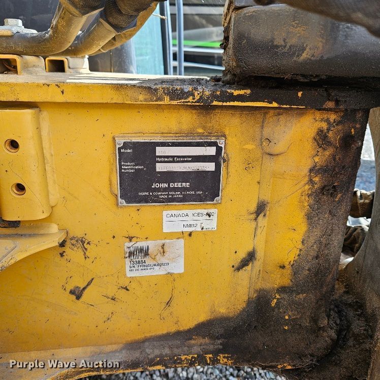 image for item YA3765 2021 John Deere 85G mini excavator