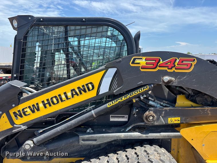 image for item YA3791 2022 New Holland C345  tracked skid steer loader