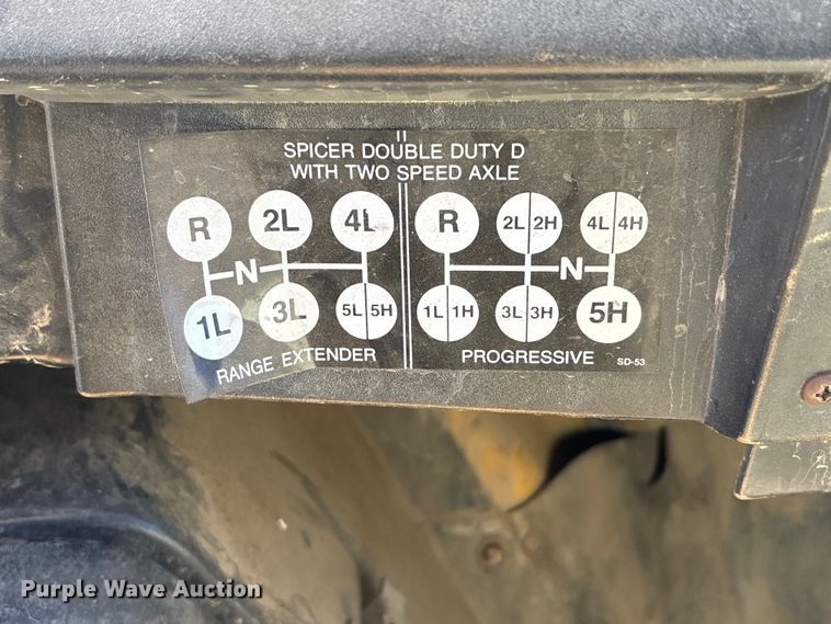 image for item DO5254 1992 International 4900 dump truck