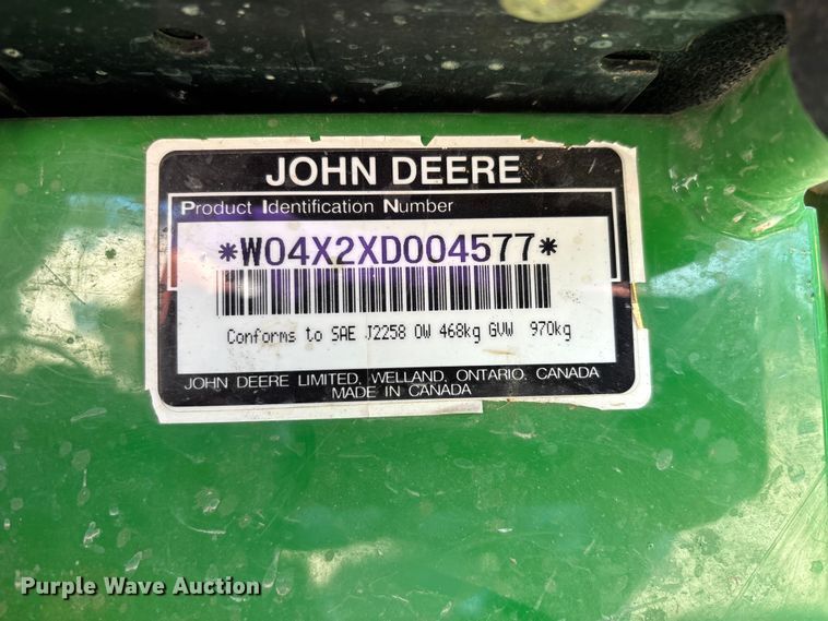 image for item DQ5473 John Deere Gator TX utility vehicle