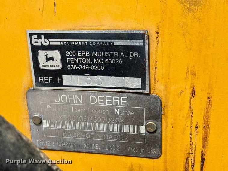 image for item DQ5478 John Deere 310SG backhoe