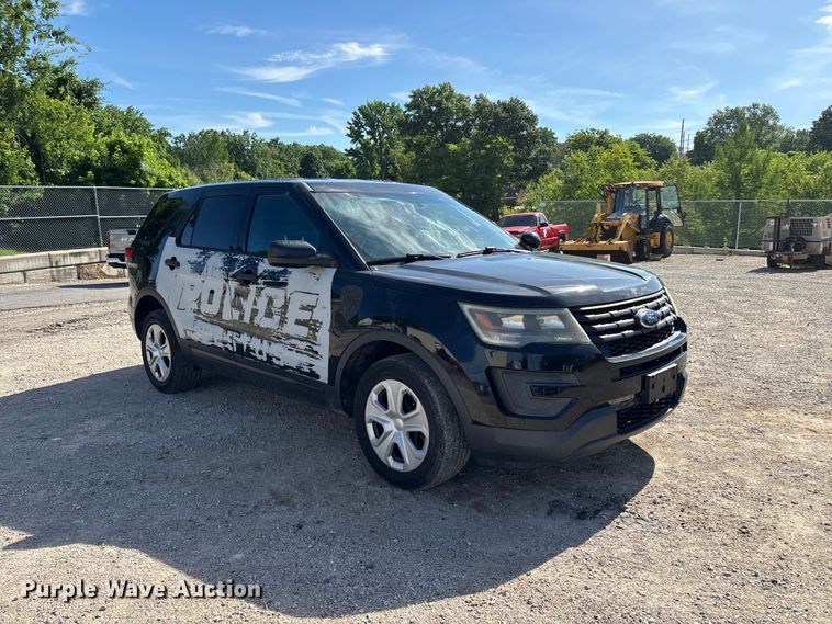 image for item DQ5484 2016 Ford Explorer Police Interceptor SUV