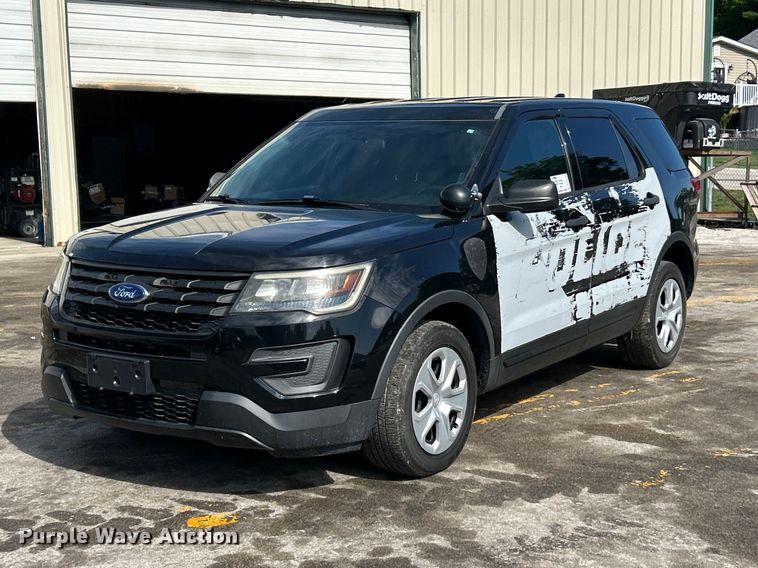 image for item DQ5486 2017 Ford Explorer Police Interceptor SUV