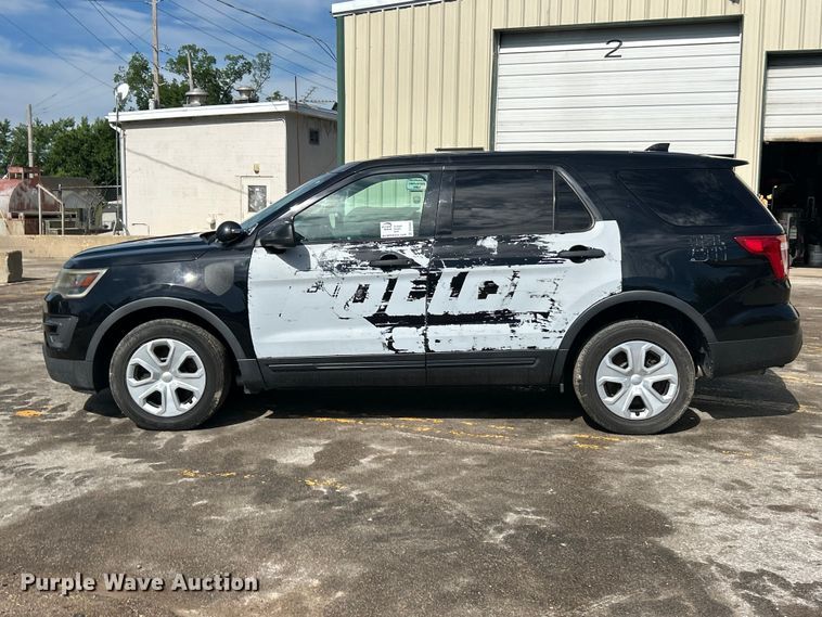 image for item DQ5486 2017 Ford Explorer Police Interceptor SUV