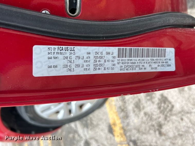 image for item DQ5490 2016 Dodge Journey SUV