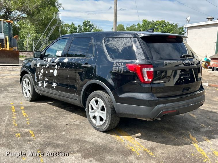 image for item DQ5492 2017 Ford Explorer Police Interceptor SUV
