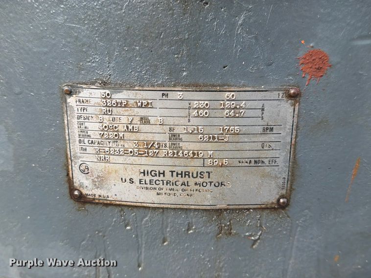 image for item DQ7818 High Thrust U.S. Electrical Motors electric motor