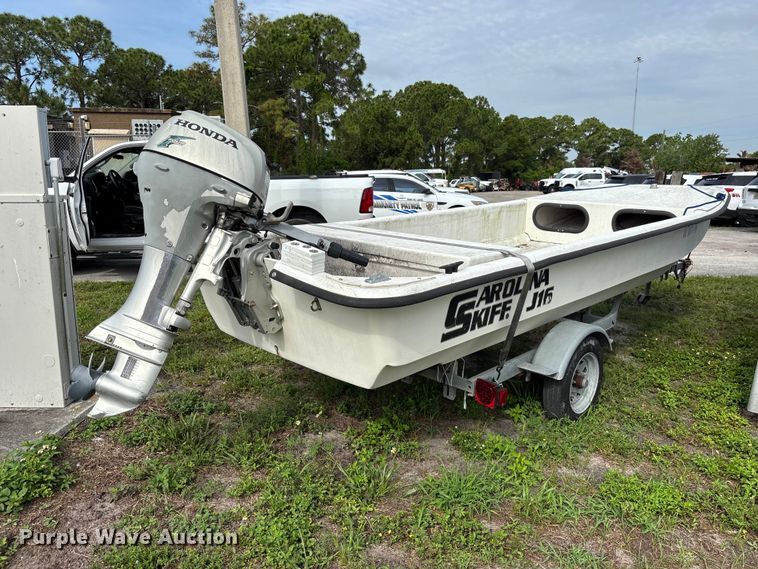 image for item DU6254 2008 EKH Carolina Skiff J 16 boat