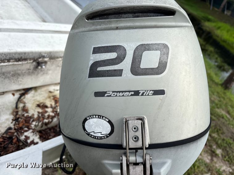 image for item DU6254 2008 EKH Carolina Skiff J 16 boat