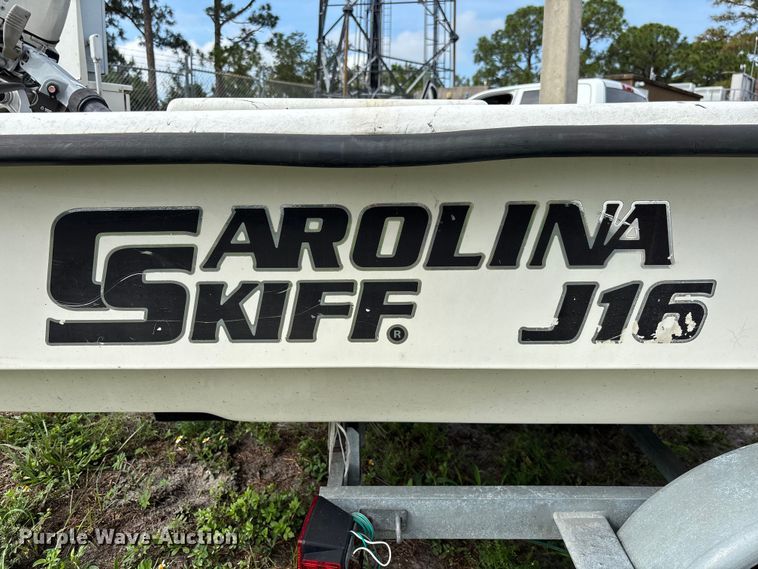 image for item DU6254 2008 EKH Carolina Skiff J 16 boat