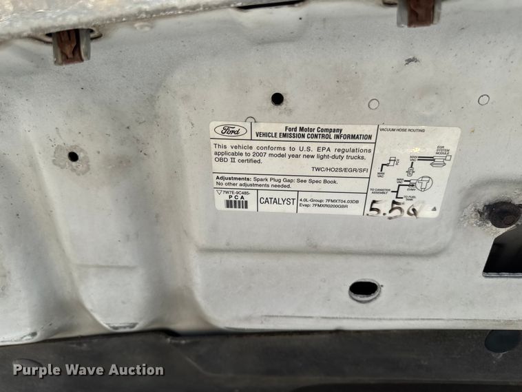 image for item DV2037 2007 Ford Explorer SUV