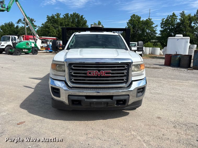image for item DV4354 2015 GMC Sierra 3500HD dump flatbed pickup truck