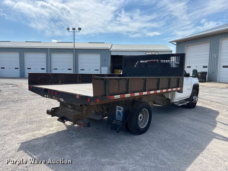 image for item DV4354 2015 GMC Sierra 3500HD dump flatbed pickup truck