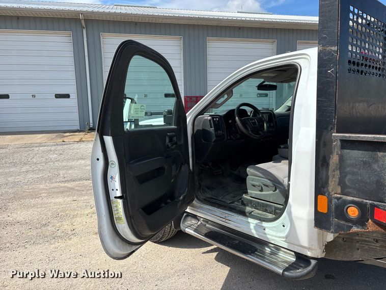 image for item DV4354 2015 GMC Sierra 3500HD dump flatbed pickup truck