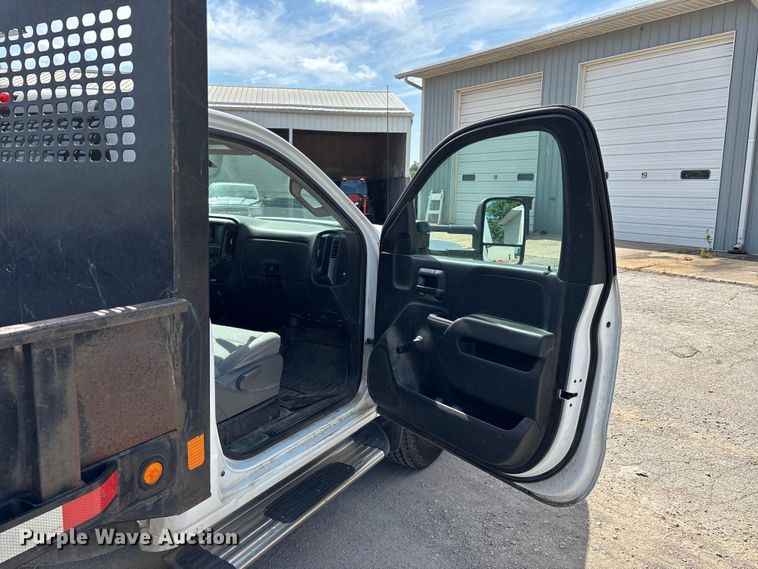 image for item DV4354 2015 GMC Sierra 3500HD dump flatbed pickup truck