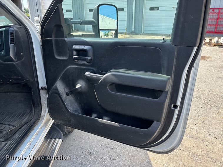 image for item DV4354 2015 GMC Sierra 3500HD dump flatbed pickup truck