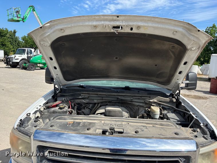 image for item DV4354 2015 GMC Sierra 3500HD dump flatbed pickup truck