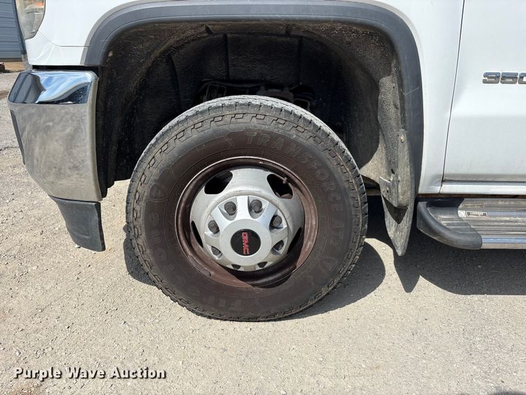 image for item DV4354 2015 GMC Sierra 3500HD dump flatbed pickup truck