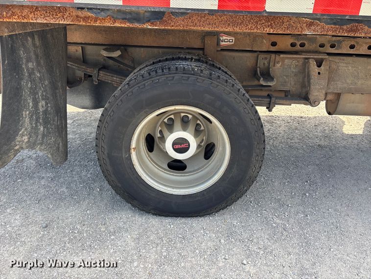 image for item DV4354 2015 GMC Sierra 3500HD dump flatbed pickup truck
