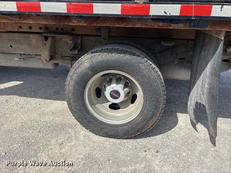 image for item DV4354 2015 GMC Sierra 3500HD dump flatbed pickup truck