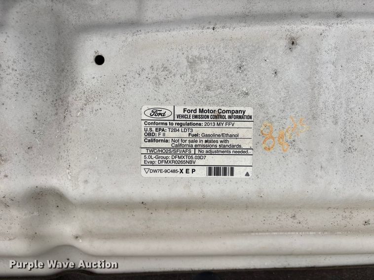 image for item DV4355 2013 Ford F150 XL pickup truck