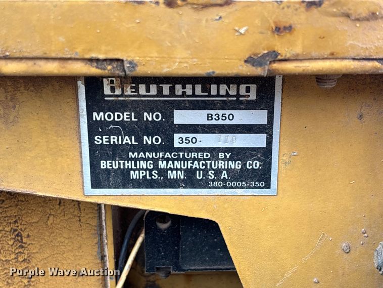 image for item DV4356 1991 Beuthling B350 double drum vibratory roller