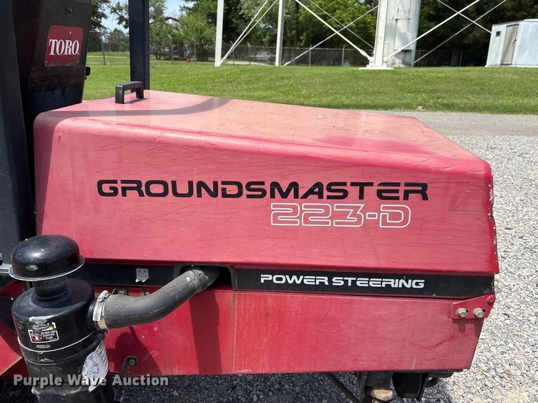 image for item DV4426 Toro Groundsmaster 223-D ZTR lawn mower