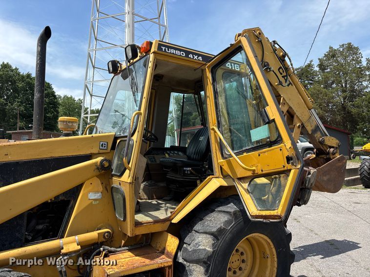 image for item DV4427 1989 Caterpillar 416 backhoe