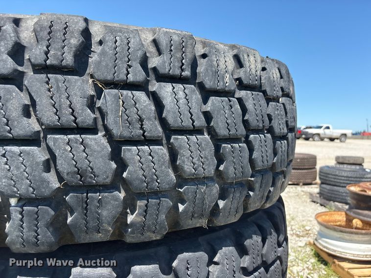 image for item EI5869 (4) 14.00R24 Michelin X Snowplus tires