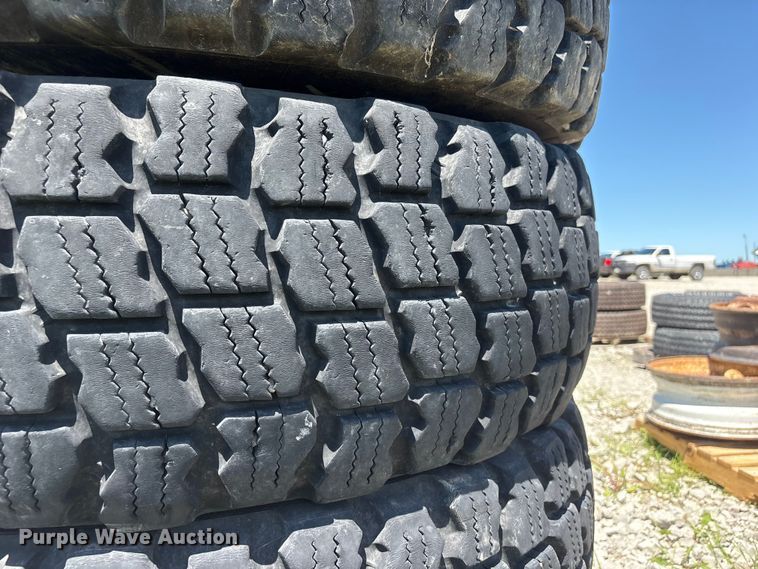 image for item EI5869 (4) 14.00R24 Michelin X Snowplus tires