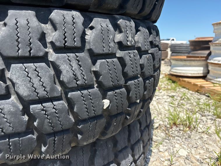 image for item EI5869 (4) 14.00R24 Michelin X Snowplus tires