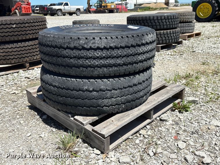 image for item EI5873 (2) Firestone Transforce AT LT275/70R18 tires