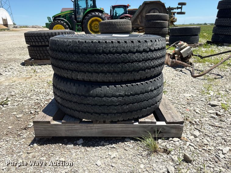 image for item EI5873 (2) Firestone Transforce AT LT275/70R18 tires