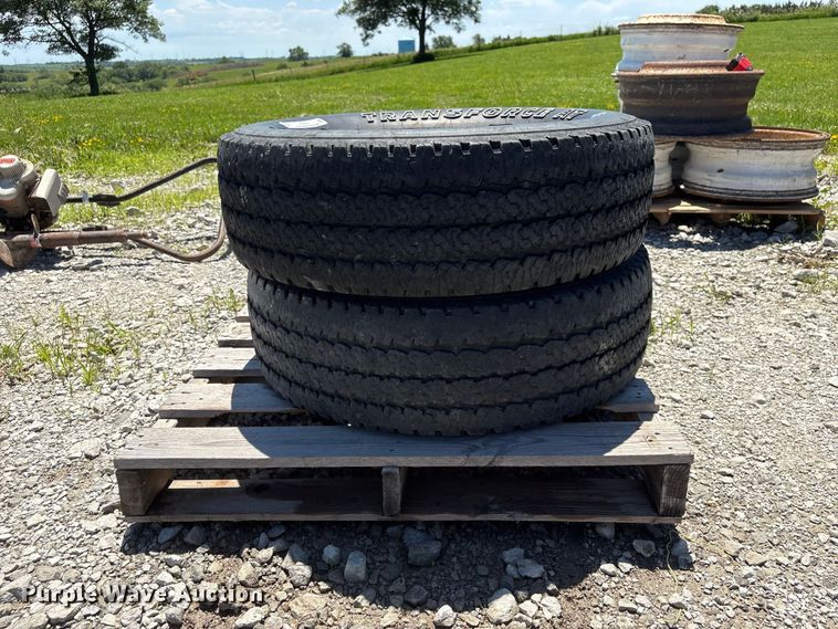 image for item EI5873 (2) Firestone Transforce AT LT275/70R18 tires