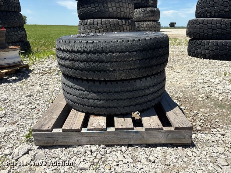 image for item EI5873 (2) Firestone Transforce AT LT275/70R18 tires