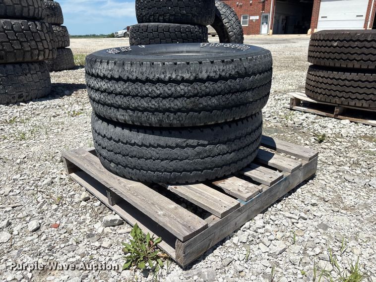 image for item EI5873 (2) Firestone Transforce AT LT275/70R18 tires