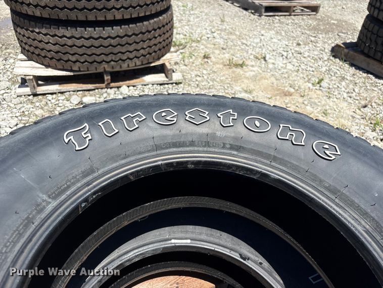 image for item EI5873 (2) Firestone Transforce AT LT275/70R18 tires